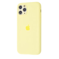 Чехол Silicone Case Full Camera для iPhone 11 Pro Max Mellow yellow